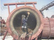 煤粉爐、轉(zhuǎn)爐煙罩噴涂